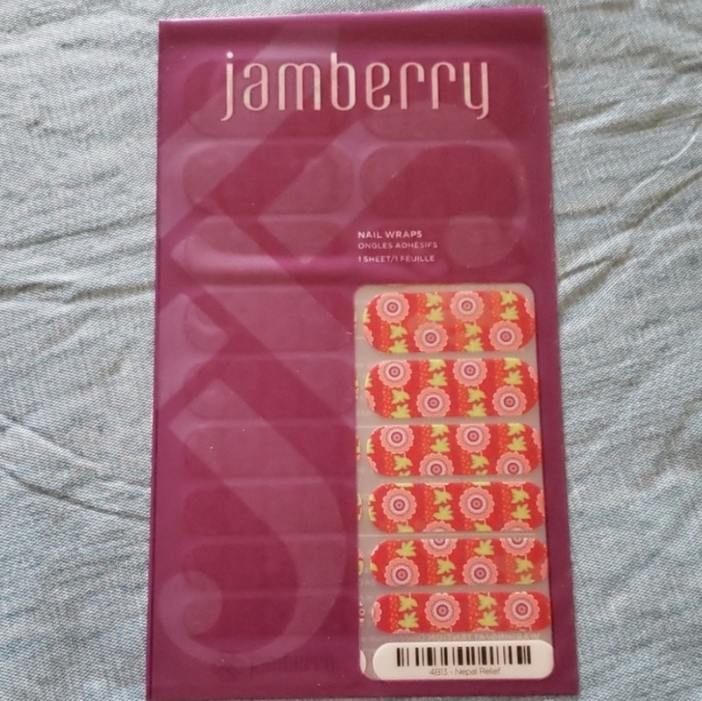 Nepal Relief Jamberry Nail Wraps - Picture 3 of 4